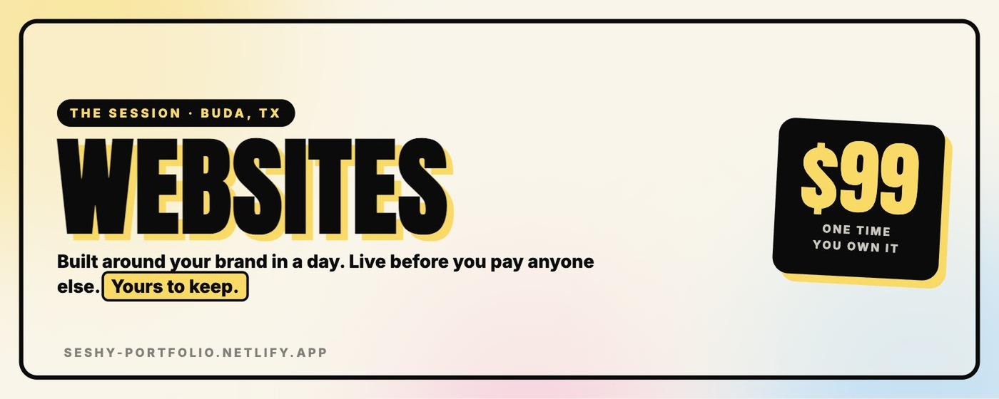 Websites — $99